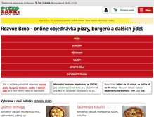 Tablet Screenshot of pizzazakki.cz